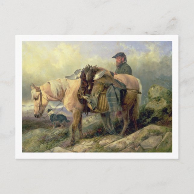 Carte Postale De retour de la Colline, 1868 (Devant)