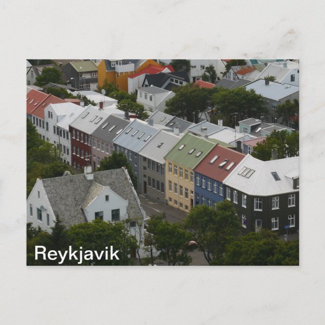 Carte postale de Reykjavik Islande (Devant)