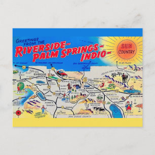 Carte postale de Riverside - Palm Springs