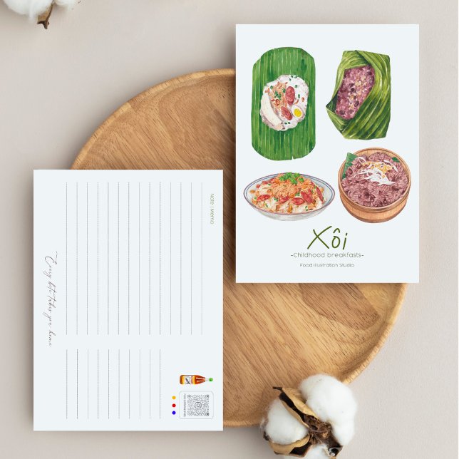 Carte postale de riz gluant vietnamien (Créateur téléchargé)