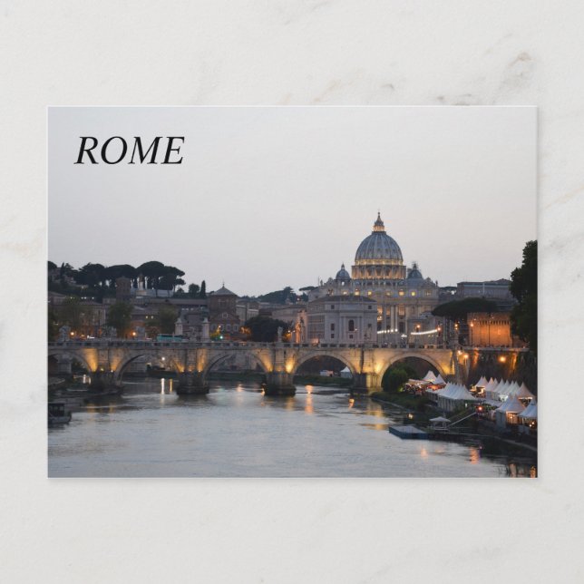 Carte postale de Rome (Devant)