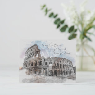 Carte postale de Rome - À travers les siècles, à t