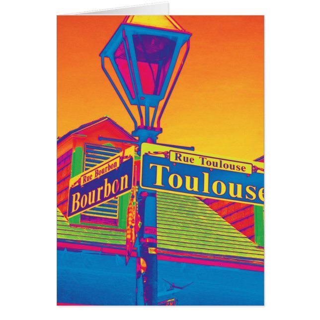 Carte postale de rue de Bourbon (Devant)