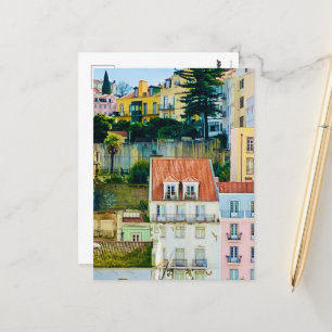 Carte postale de rue, Lisbonne Portugal Europe, Vo