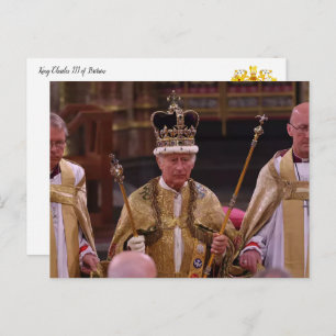 Carte postale de Sa Majesté Charles III