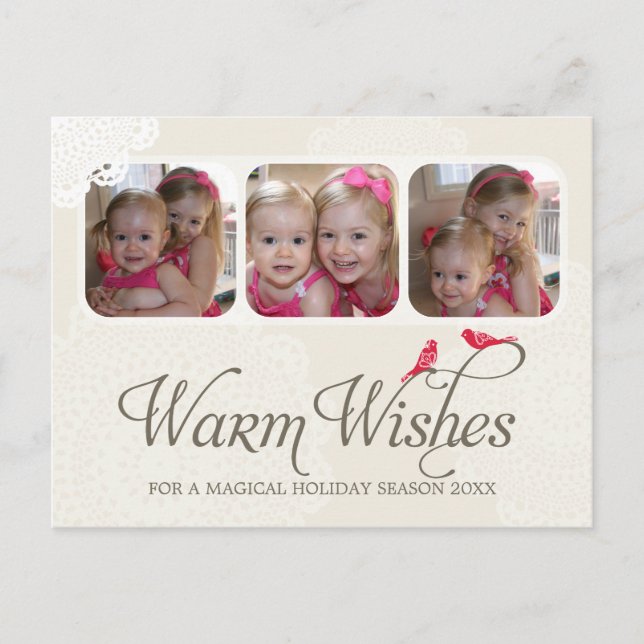 CARTE POSTALE DE SALUTATION DE PHOTO : : chauffez (Devant)