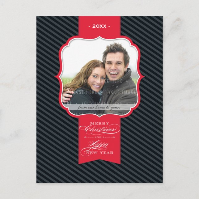 CARTE POSTALE DE SALUTATION DE PHOTO : : revers 4P (Devant)