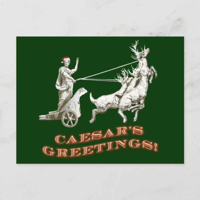Carte postale de salutations de César (Devant)