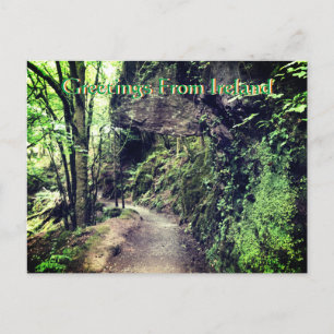 Carte postale de salutations d'Irlande