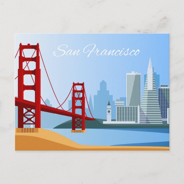 Carte postale de San Francisco (Devant)