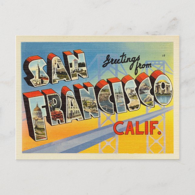 Carte postale de San Francisco Californie (Devant)