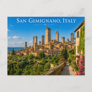 Carte postale de San Gimignano Italie