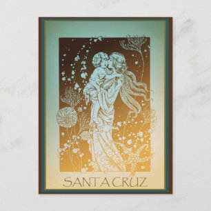Carte postale de Santa Cruz Californie