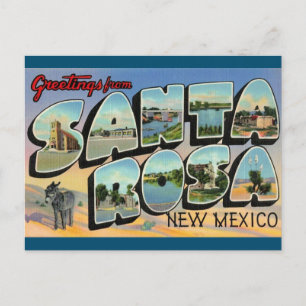 Carte postale de Santa Rosa Nouveau-Mexique