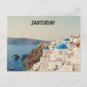 Carte postale de Santorin