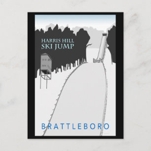Carte postale de saut de ski Harris Hill