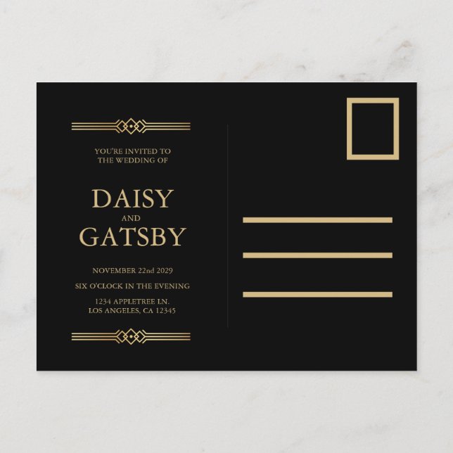 Carte postale de sauvegarde de date personnalisée  (Dos)