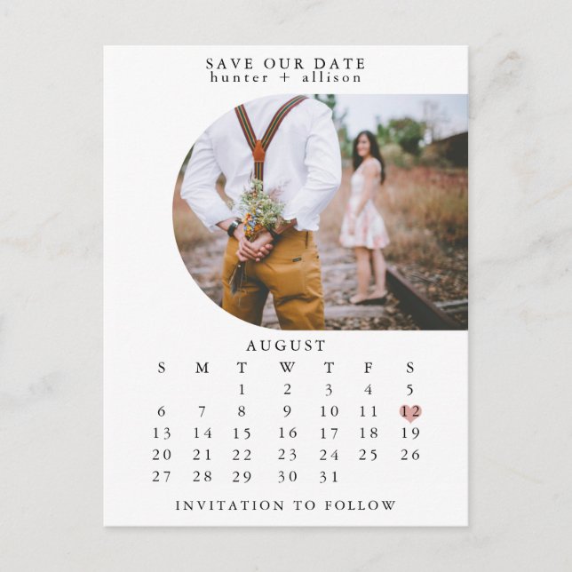 Carte postale de sauvegarde de la date (Devant)