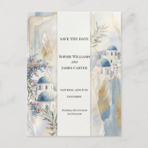 Carte postale de sauvegarde de la date de mariage