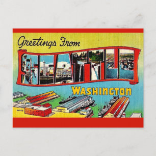 Carte postale de Seattle Washington