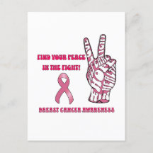 Carte postale de sensibilisation au cancer du sein