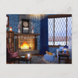 Carte postale de sérénité hivernale