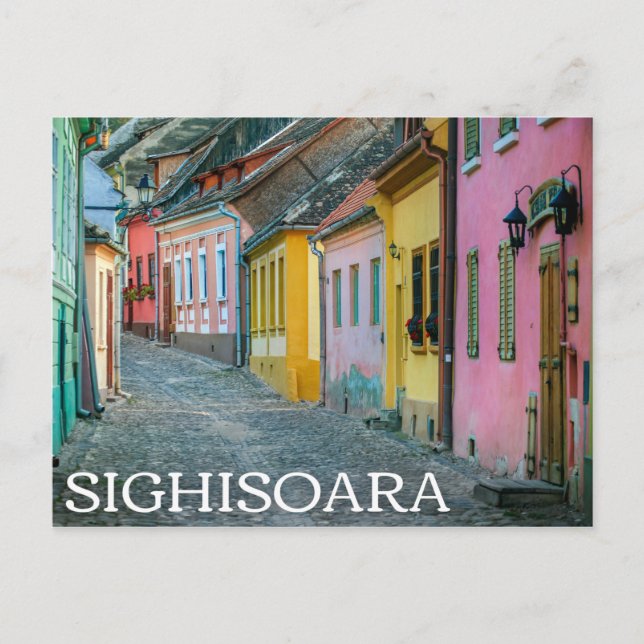 Carte postale de Sighisoara, Roumanie (Devant)