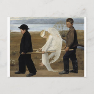 Carte postale de Simberg's Wounded Angel