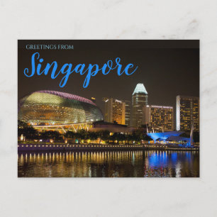 Carte postale de Singapour