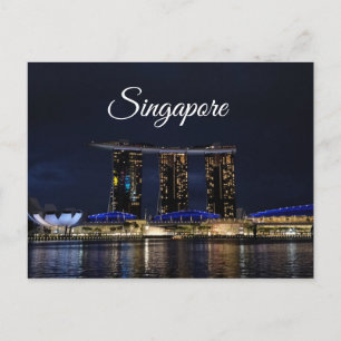 Carte postale de Singapour City Marina Bay Sands T
