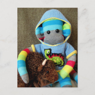 Carte postale de singe de Mars - Jed
