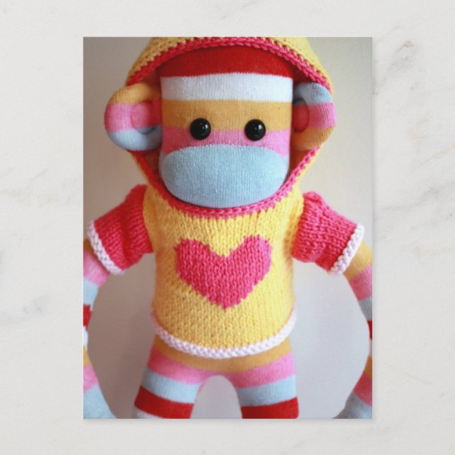Carte postale de singe de Mars - Samantha (Devant)