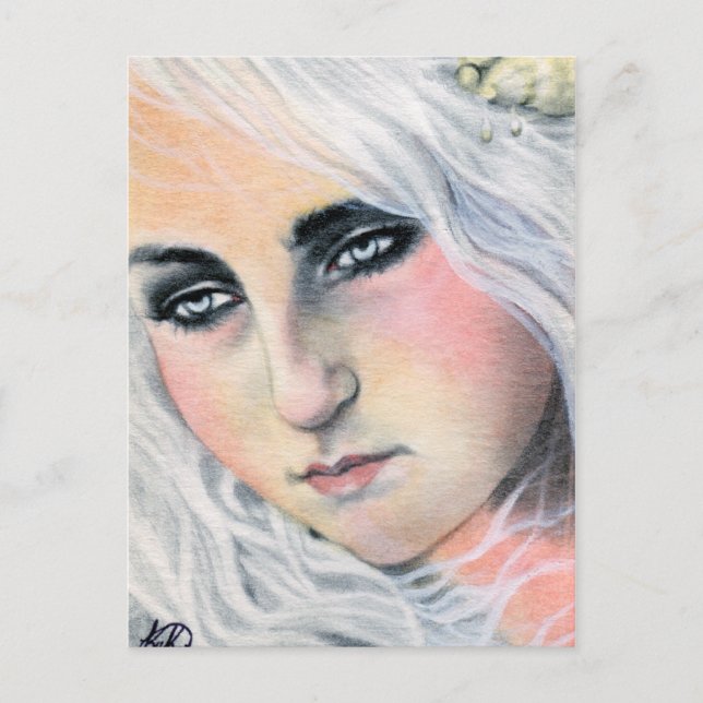 Carte postale de sirène à la dérive (Devant)