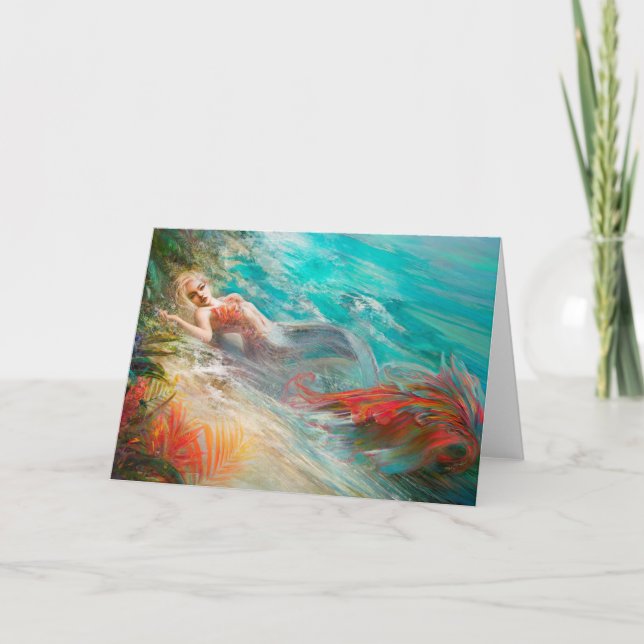 Carte postale de sirène de Trouvaille (Devant)