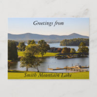 Carte postale de Smith Mountain Lake