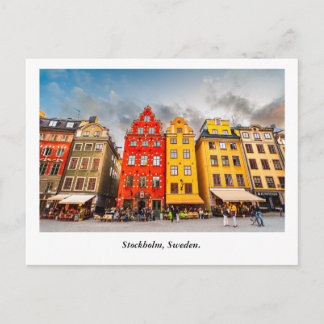 Carte postale de Sockholm