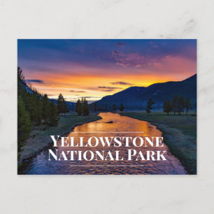 Carte postale de souvenir de parc national de