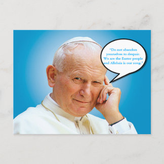 Carte postale de St John Paul II Karol Wojtyla