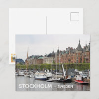 Carte postale de Stockholm Suède !