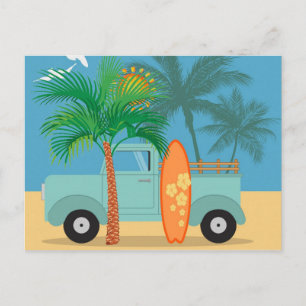 Carte postale de surfeur