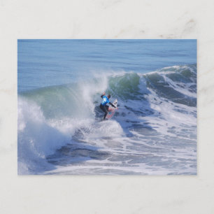 Carte postale de surfeur californien