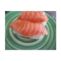 Carte postale de sushi