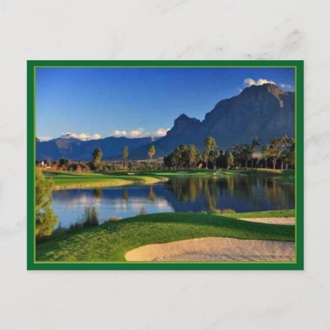 Carte postale de terrain de golf (Devant)