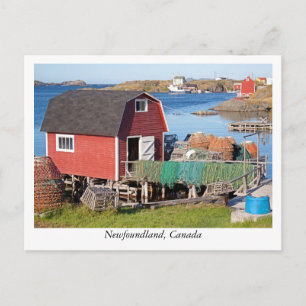 Carte postale de Terre-Neuve, Canada