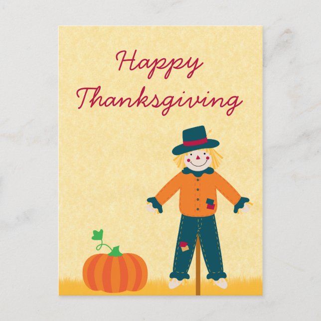 Carte postale de Thanksgiving (Devant)
