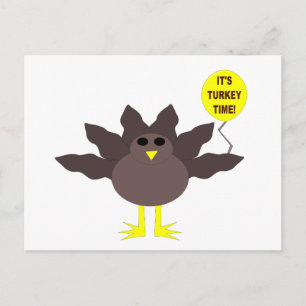 Carte postale de Thanksgiving Time Turquie