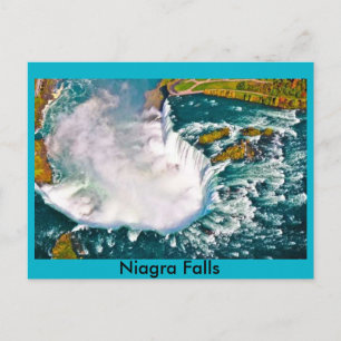 Carte postale de tir aérien de Niagra Falls