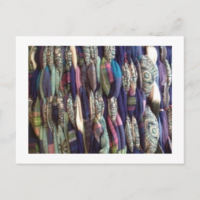 Carte postale de tissage Fibre Arts par Willowcatd (Devant)