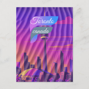 Carte postale de Toronto Travel, carte postale de 