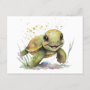 Carte postale de Tortoise joyeux